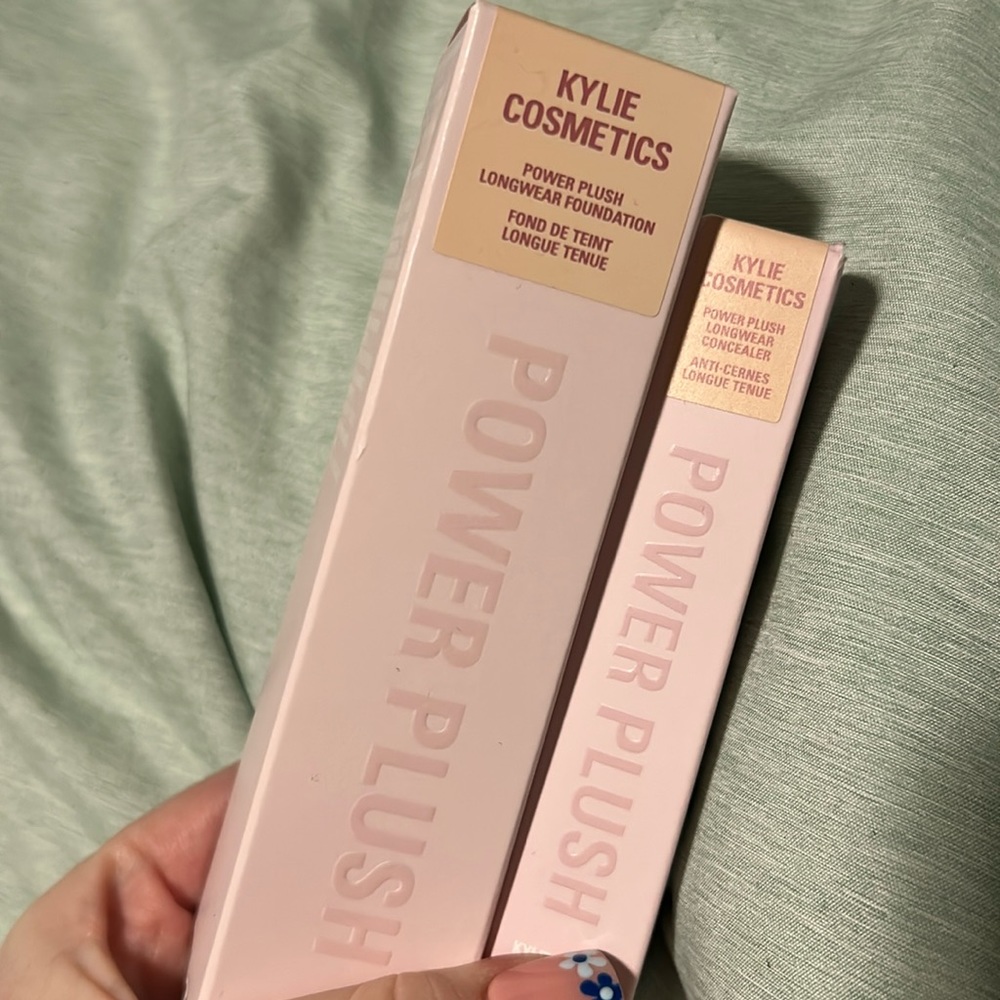 Kylie Cosmetics Power Plush Concealer and Foundation